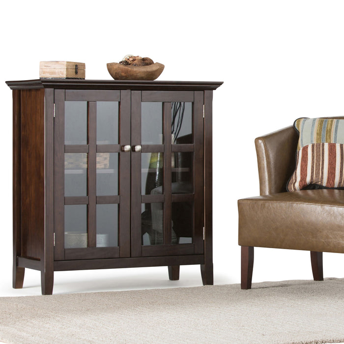 Acadian - Low Storage Cabinet - Brunette Brown Simpli-Home
