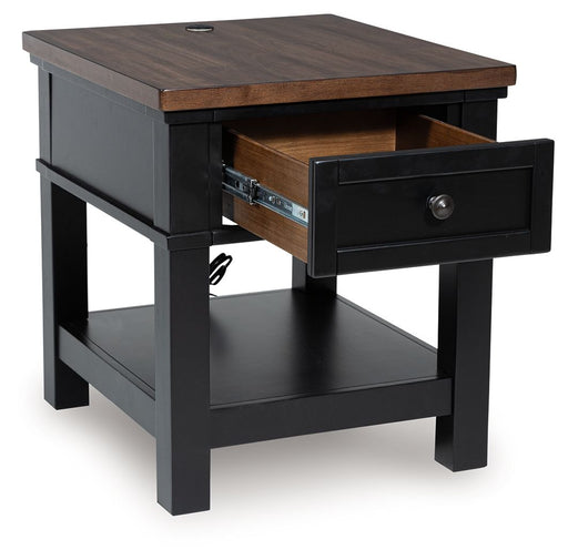 Wildenauer - Rectangular End Table - Brown / Black Signature Design by Ashley®