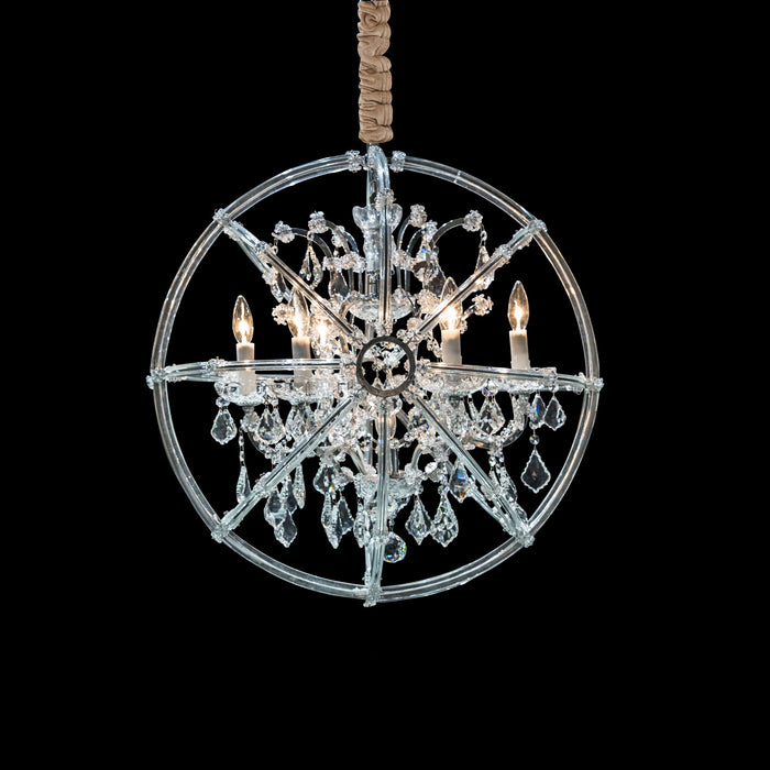 Michael Amini Lighting - Pena 6-Light Traditional Crystal Chandelier - Clear Michael Amini