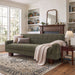 Modern Loveseat Sofa, 2 Seater With Square Arms For Living Room Noble House