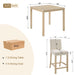 5 Piece Counter Height Table Set With 4 Chairs Home Essentials
