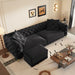 3 In 1 Convertible Sleeper, Deep Seat Pull Out Sofa Bed, Button Tufted Home Essentials