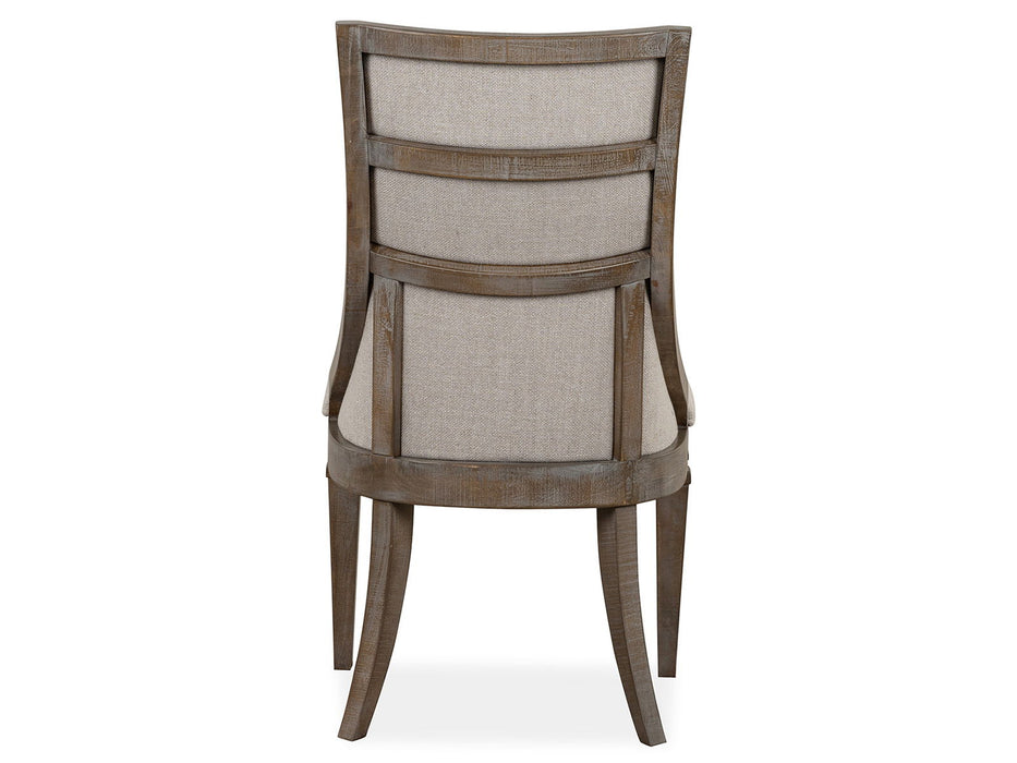 Lancaster - Dining Arm Chair With Upholstered Seat & Back (Set of 2) - Dovetail Gray Magnussen Furniture
