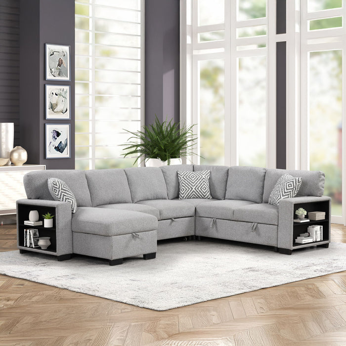 Cairo - Sectional With Pullout Sleeper Matrix Furniture Group