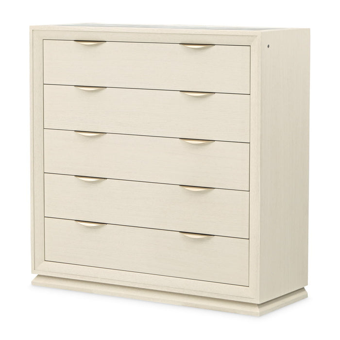 Portrait - 5-Drawer Chest With LED Lights Michael Amini