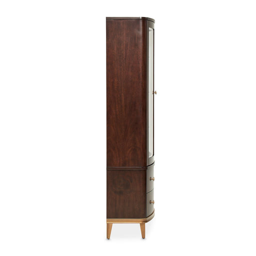 Camellia Field - Display Cabinet - Dark Brown Michael Amini