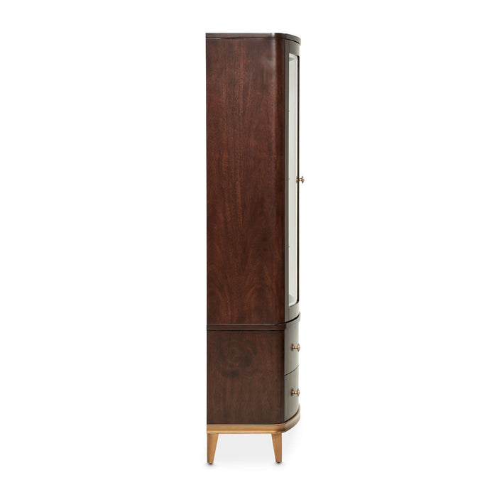 Camellia Field - Display Cabinet - Dark Brown