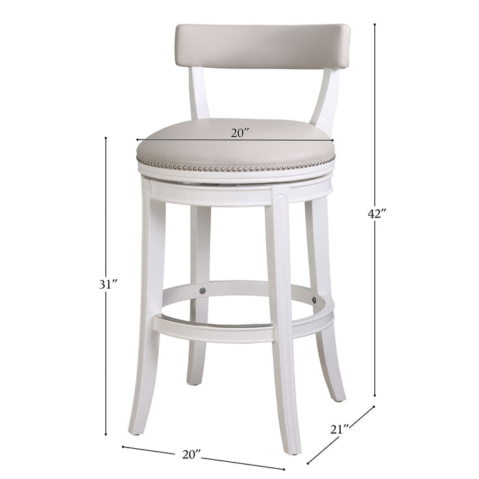 Stool & Upholstered Seat And Back Home Essentials