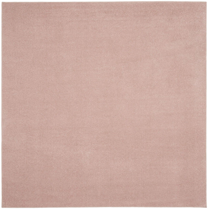 5' X 5' Square Non Skid Indoor / Outdoor Area Rug - Pink