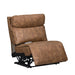 Kyra - Armless Recliner With Power Headrest, Footrest, Massage, Heat - Saddle New Classic