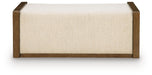 Marxmore - Upholstered Ottoman With Storage - Brown Signature Design by Ashley®