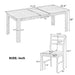 7 Piece Dining Set With Extendable Table, 2 Drawers & 6 Upholstered Chairs Hearth and Haven