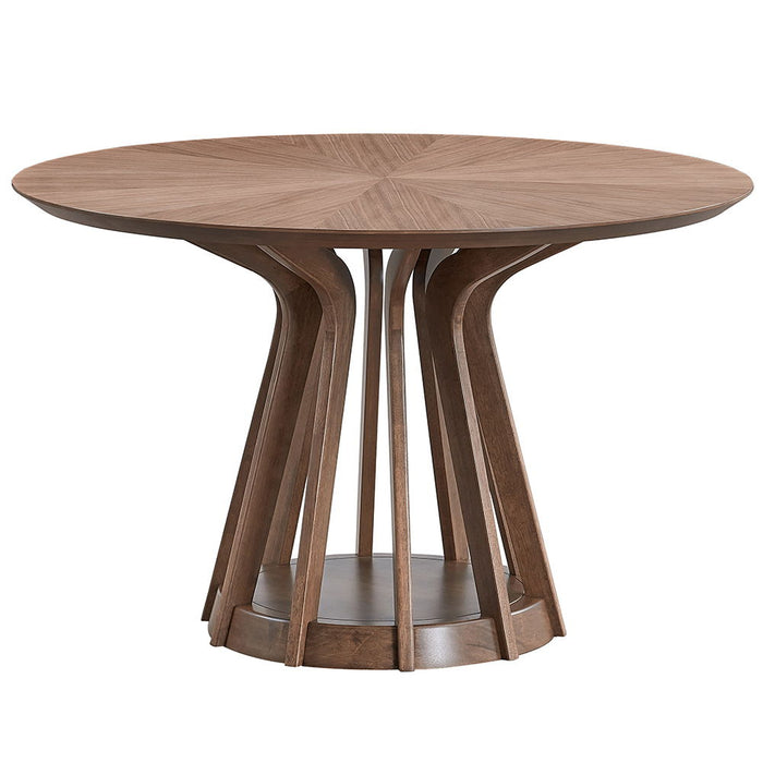 Seda - Round Dining Table - Walnut ACME