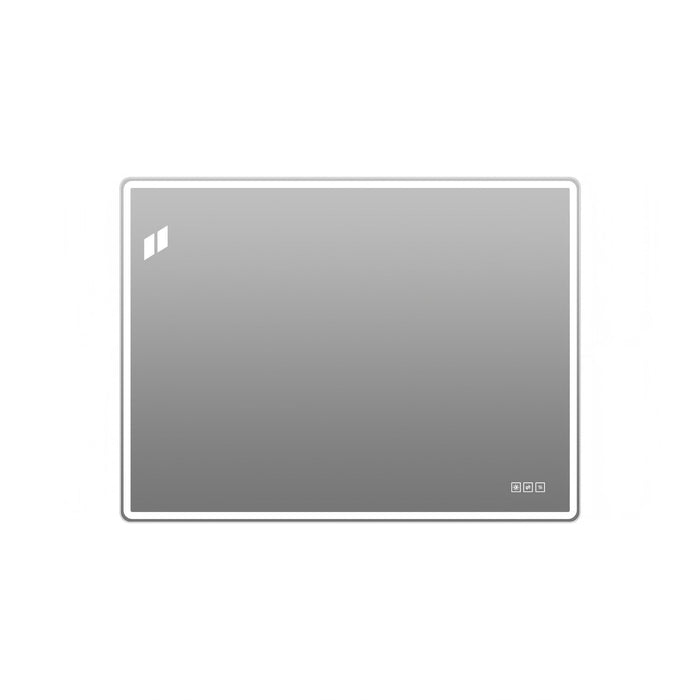 24" X 32" Rectangular Front Lighted And Backlit LED Bathroom Mirror With Anti Fog - Clear Daily Nest