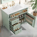 Bathroom Vanity With Sink, 3 Drawers & Cabinet With Adjustable Shelves Hearth and Haven