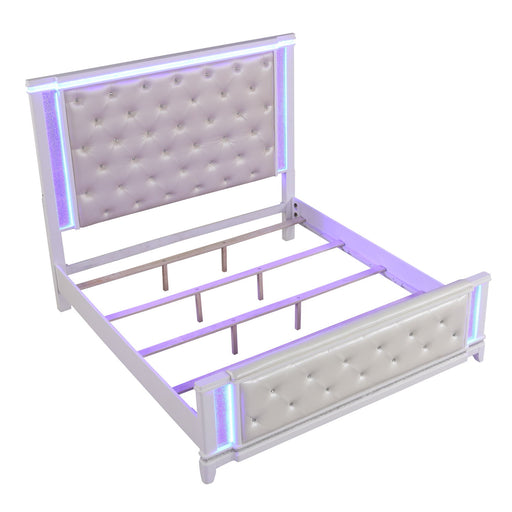 Opium - Bed With LED Lit Headboard Matrix Furniture Group
