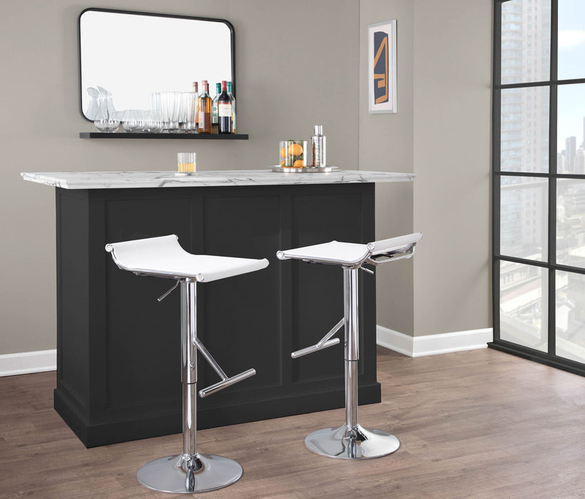 Mirage Ale - Contemporary Adjustable Bar Stool Lumi Source