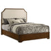 Leonide - Panel Bed With Upholstered Headboard Furniture Max