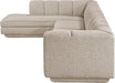 Modari - Sectional - Beige Meridian Furniture