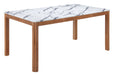 Jemy - Dining Table - White Zuo Modern