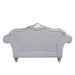 Pelumi - Loveseat With 5 Pillows - Light Gray Linen & Platinum ACME