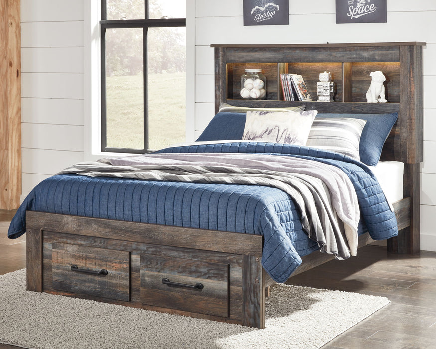 Drystan - Panel Bookcase Bed Signature Design by Ashley®