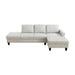 L - Shaped Sectional Sofa With Chaise & Ottoman Home Essentials
