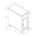 Accent End Table, Storage, Traditional - White 8th Street