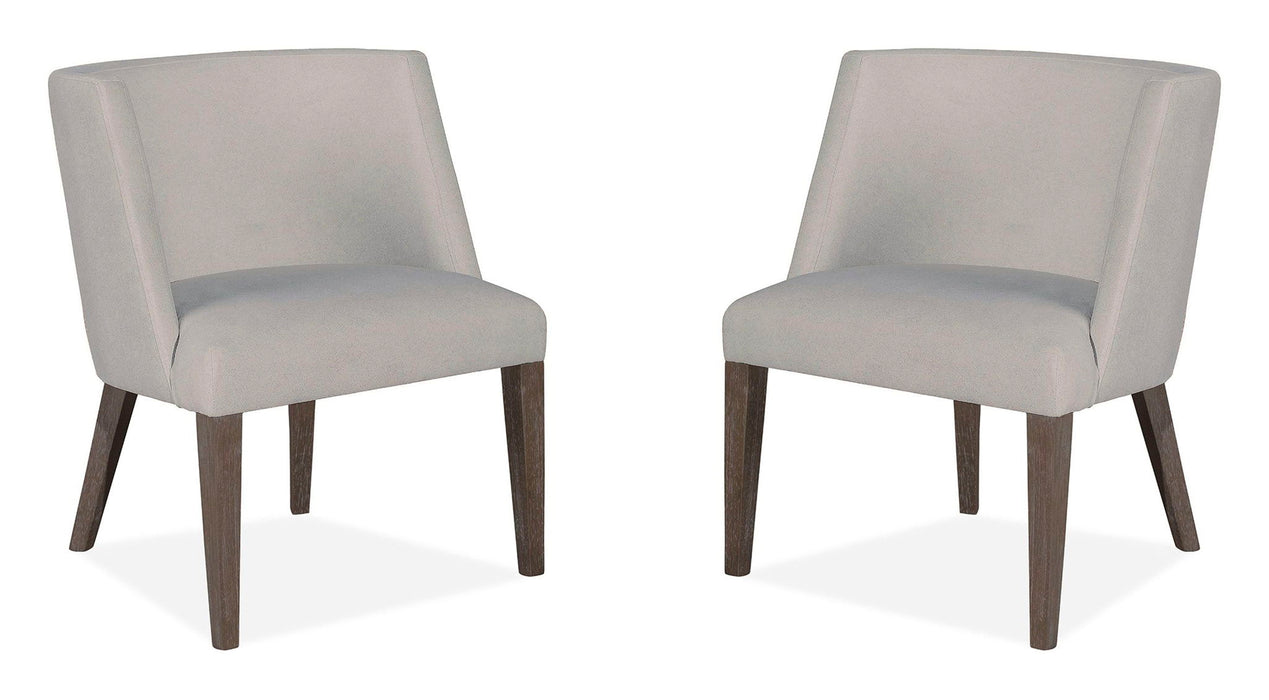 Kavanaugh - Upholstered Host Side Chair (Set of 2) - Gray Magnussen Furniture