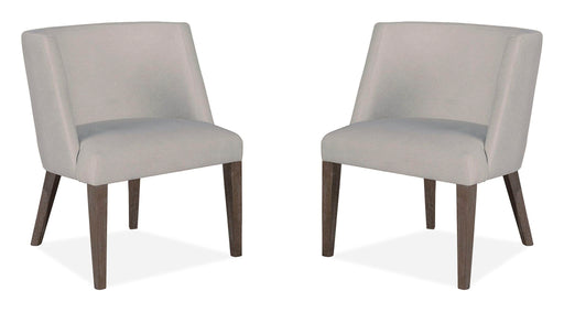 Kavanaugh - Upholstered Host Side Chair (Set of 2) - Gray Magnussen Furniture