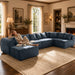 8 Seater U-Shaped Couch With Ottoman Home Essentials