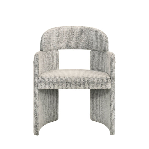 Kyree - Arm Chair (Set of 2) - Ivory / Gray Acme