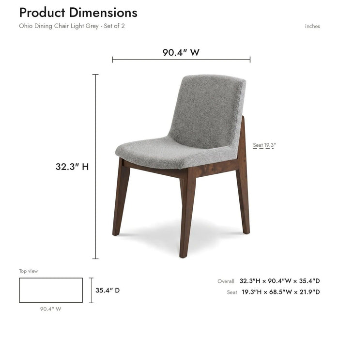 Crystal - Upholstered Dining Chair (Set of 2) Ashcroft Furniture