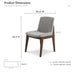 Crystal - Upholstered Dining Chair (Set of 2) Ashcroft Furniture