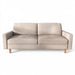 Couch, 3 Seat Sofa With Removable Cushion - Beige US Pride