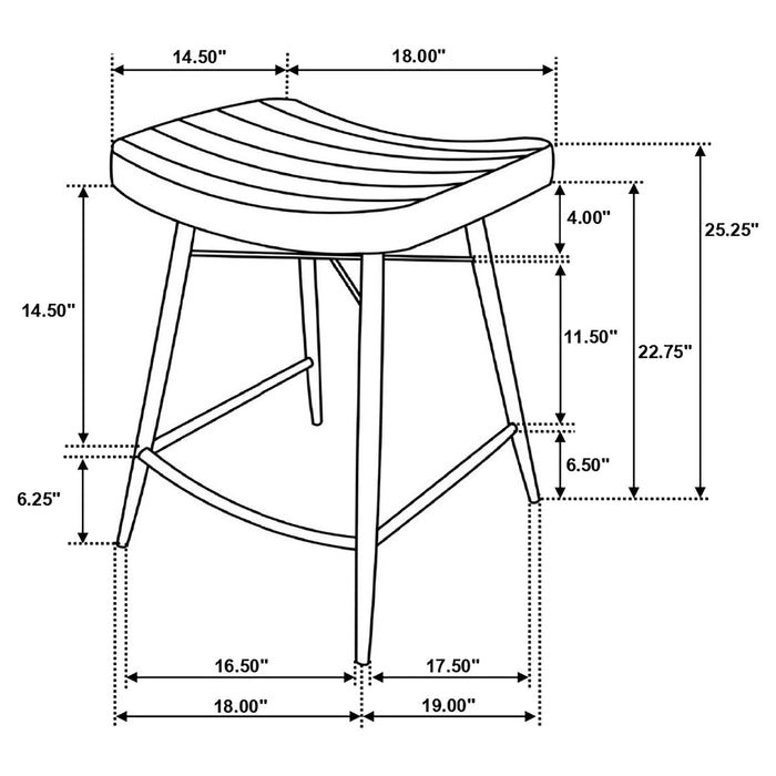 Ridgeway - Counter Stool (Set of 2) Furniture Max