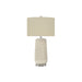 Contemporary Lighting, Table Lamp, Ceramic, Resin - Cream 8th Street