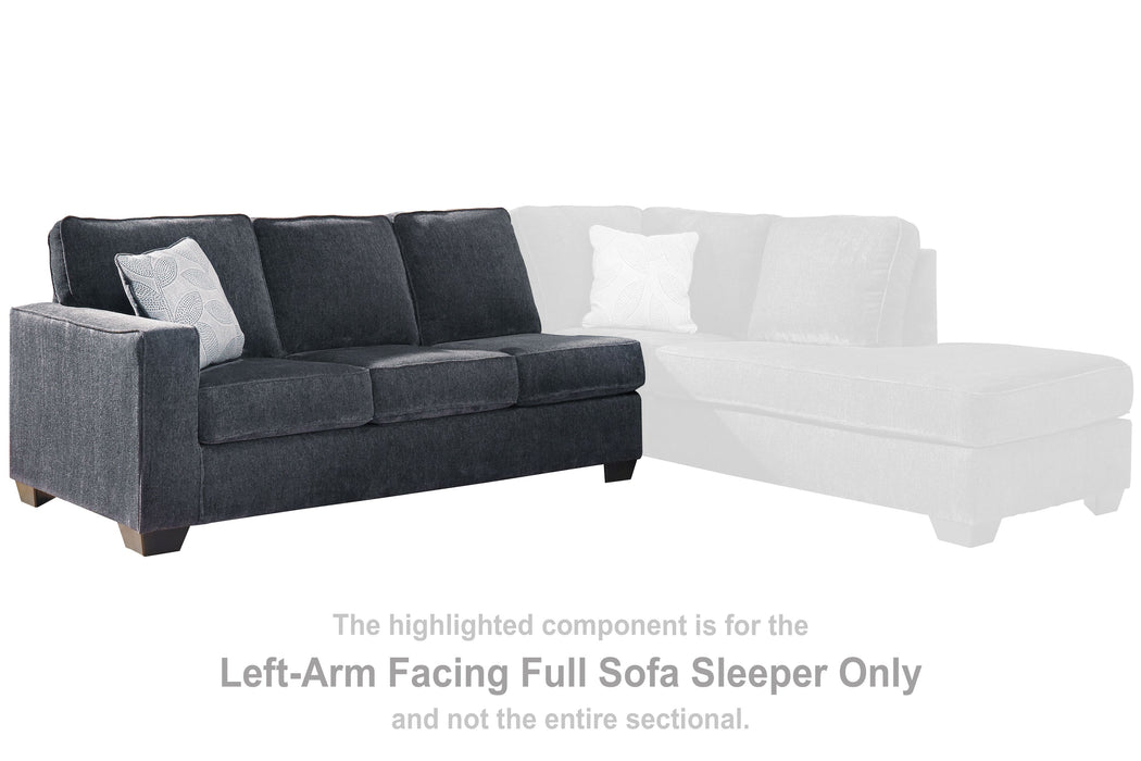 Altari - Slate - Laf Full Sofa Sleeper