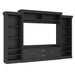 Elegant Entertainment Center Wall Unit With Bookshelves Hearth and Haven