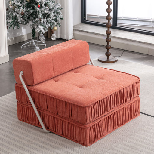 Folding Sofa With Removable Back Cushion, Convertible Futon Sleeper Chair Home Essentials