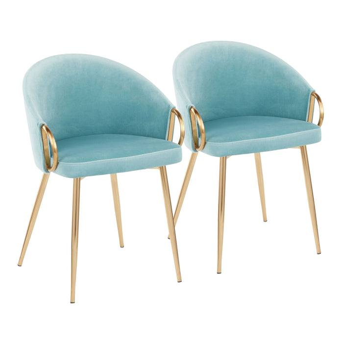 Claire - Contemporary / Glam Chair (Set of 2)