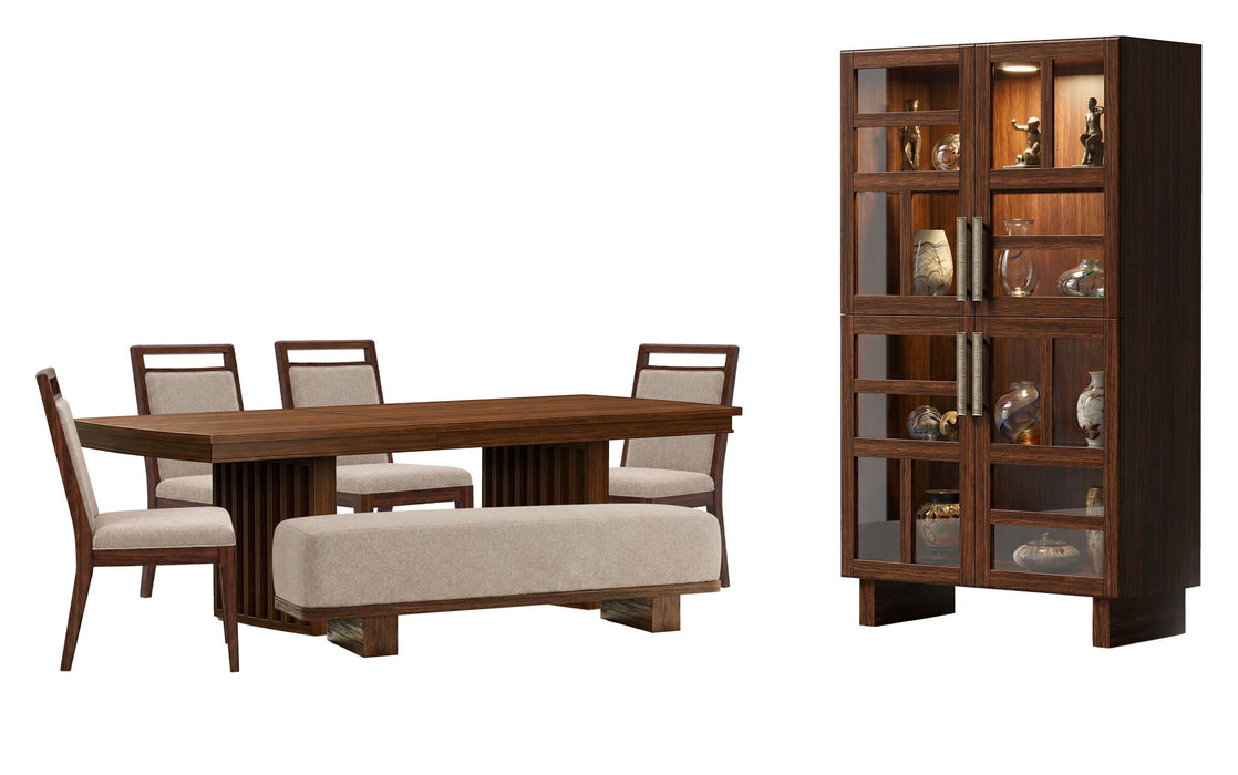Reena - Extendable Trestle Dining Table Set Magnussen Furniture