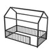 Montessori Floor Bed Frame With House Shape Hearth and Haven