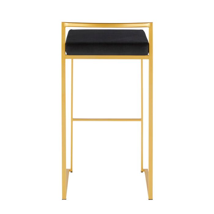 Fuji - Contemporary / Glam & Quality Construction Barstool Lumi Source