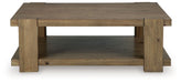 Flangren - Rectangular Cocktail Table - Light Brown Signature Design by Ashley®