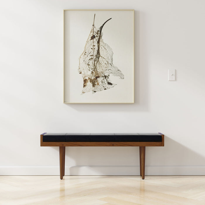 Anya - Ottoman Bench - Black Simpli-Home