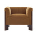 Accent Chair With Tight Back For Living Room Noble House