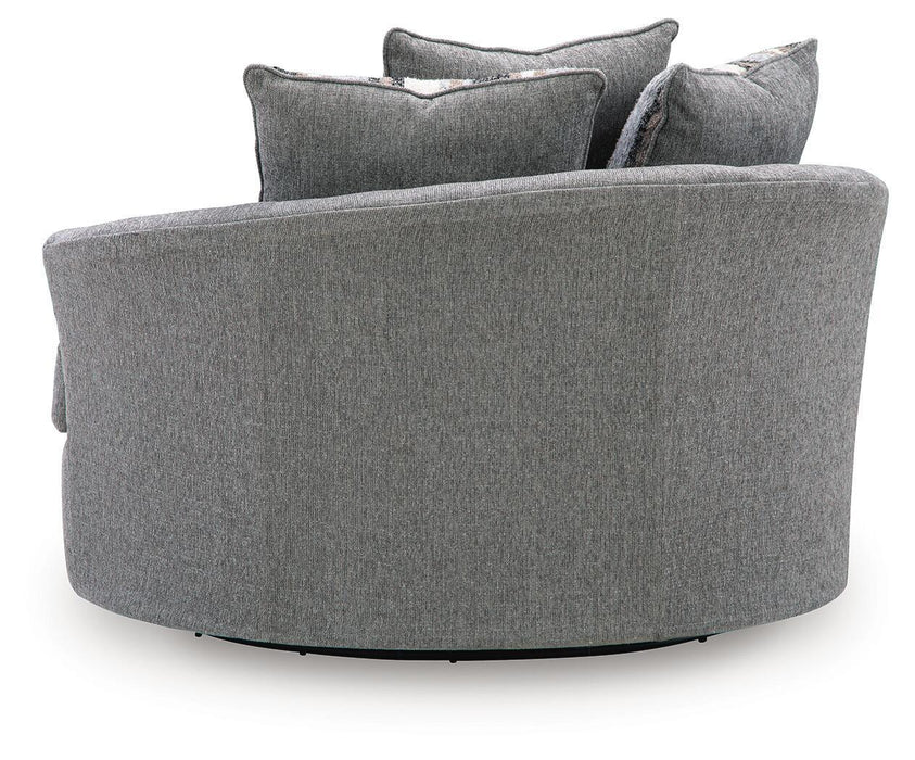 Creston Heights - Oversized Swivel Accent Chair - Smolder Signature Design by Ashley®