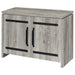 2 Door Accent Cabinet With Accents - Gray Furniture Max
