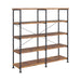 Double Wide Bookcase Shelves Furniture Max